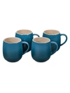 Le Creuset 4-piece Heritage Mug Set