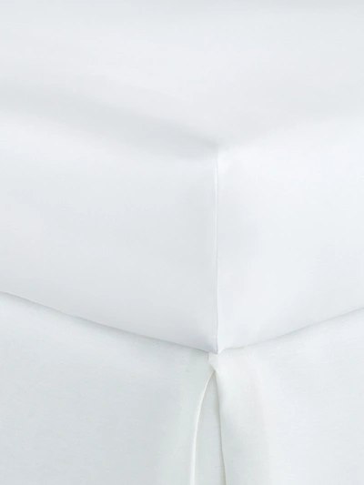 Peacock Alley Dua Cotton Fitted Sheet In White