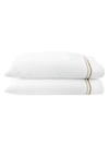 Peacock Alley Duo 2-piece Cotton Pillowcase Set In Linen