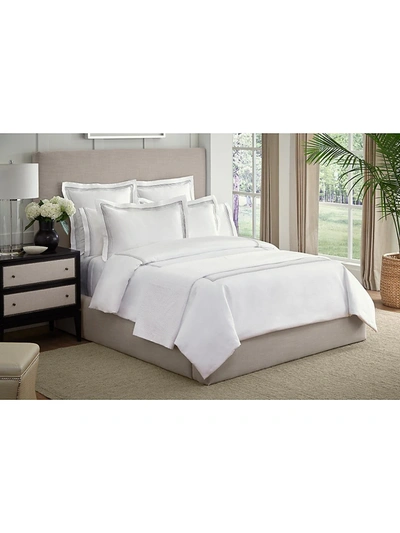 Frette Hotel Cruise Duvet In White Slate Grey