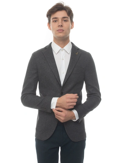 Paoloni Jacket Without Lining Decostruita Grey Cotton Man