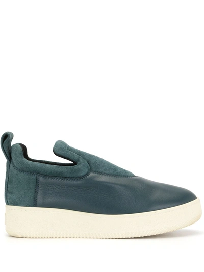 Pre-owned Celine  Slip-on Trainers In Green