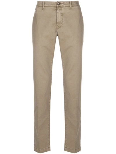 Jacob Cohen Straight-leg Chinos In Neutrals