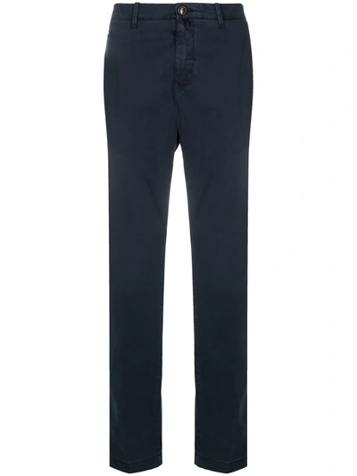 Jacob Cohen Straight-leg Chinos In Blue