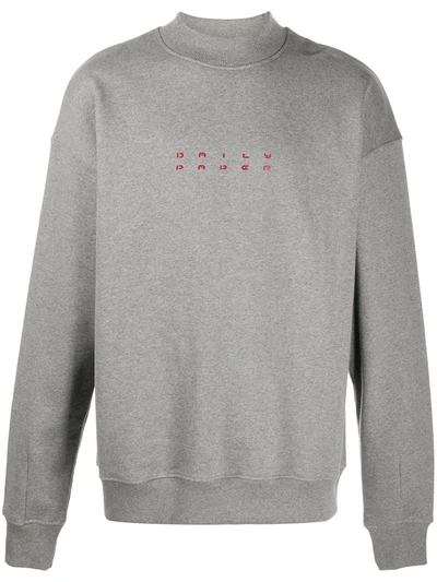Daily Paper Logo Print Sweatshirt In Grey