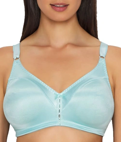 Bali Double Support Wire-free Bra In Pale Seafoam