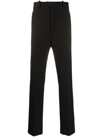 Bottega Veneta Straight-leg Trousers In Black