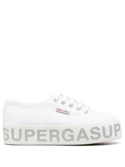 Superga Low-top Flatform Trainers In White