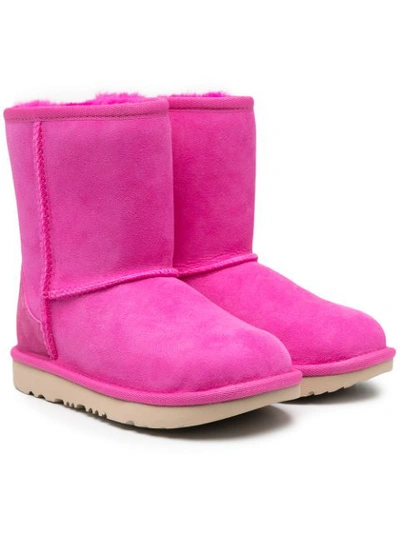 Ugg Kids' Ankle-length Boots In Pink