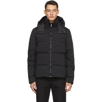 Fendi Down-filled Bomber Jacket In Black