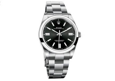 Pre-owned Rolex  Oyster-perpetual 124300