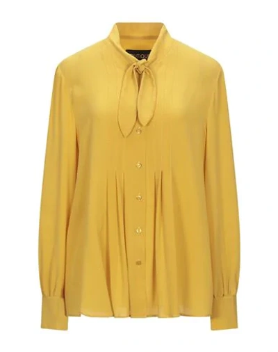 Boutique Moschino Shirts In Ocher