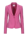 Patrizia Pepe Suit Jackets In Fuchsia