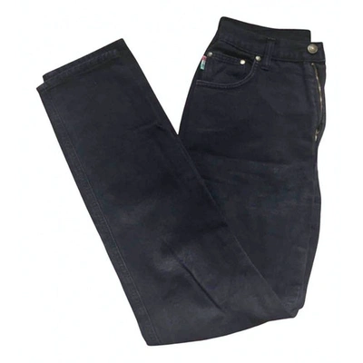 Pre-owned Moschino Cheap And Chic Black Denim - Jeans Jeans