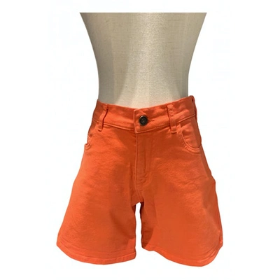 Pre-owned See By Chloé Orange Denim - Jeans Shorts