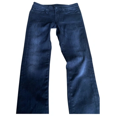 Pre-owned R13 Slim Jeans In Black