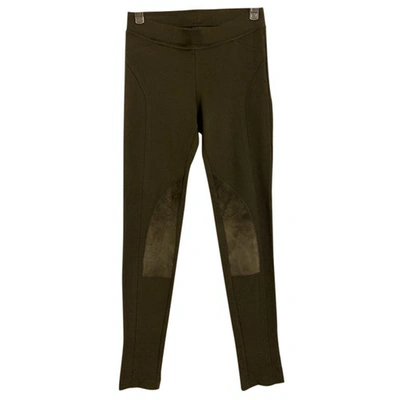 Pre-owned Hale Bob Green Synthetic Trousers