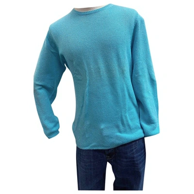 Pre-owned Prada Cashmere Sweatshirt In Blue