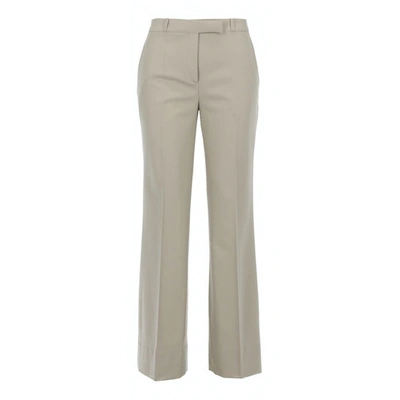 Pre-owned Etro Wool Trousers In Grey