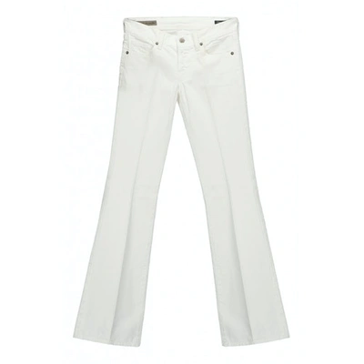 Pre-owned Citizens Of Humanity Trousers In White