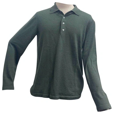 Pre-owned Louis Vuitton Cashmere Sweatshirt In Green