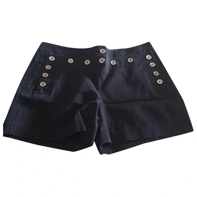 Pre-owned Dolce & Gabbana Blue Cotton Shorts