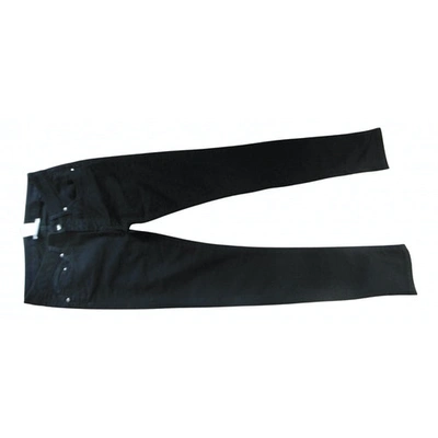 Pre-owned Marella Slim Jeans In Black