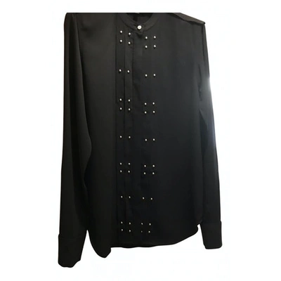 Pre-owned Belstaff Silk Blouse In Black