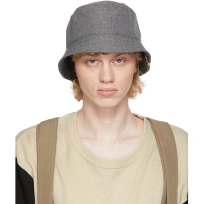 Visvim Grey Dome Flap Hat