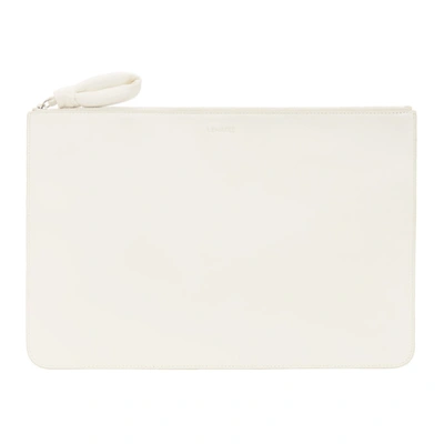 Lemaire White A4 Pouch