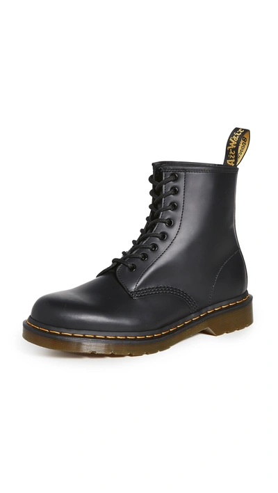 Dr. Martens' Faux Leather 1460 8-eye Boots In Black