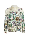 La Doublej Floral Silk Shirt In Tree Of Life