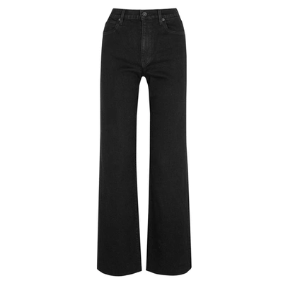 Slvrlake Grace High-rise Wide-leg Jeans In Black