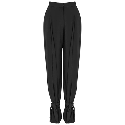 Monot Black Split-leg Trousers