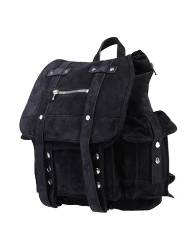 Balmain Backpacks & Fanny Packs In Dark Blue