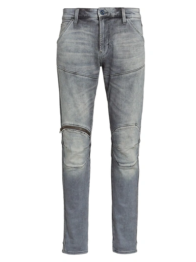 G-star Raw 5620 3d Zip-knee Skinny Jeans In Sun Faded Glacier Grey |  ModeSens