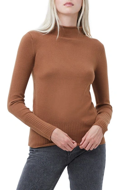 French Connection Babysoft Roll Neck Sweater In 70s Tan