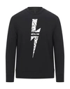 Neil Barrett Sweatshirts In Black