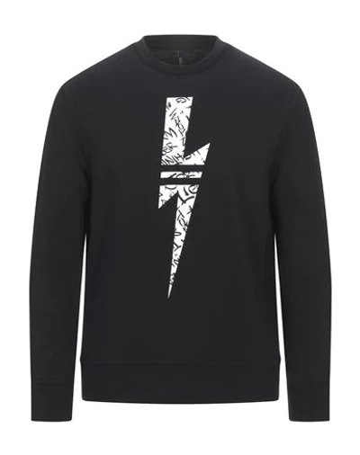 Neil Barrett Sweatshirts In Black