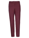 Incotex Casual Pants In Maroon