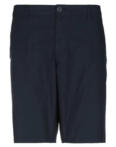 Napapijri Man Shorts & Bermuda Shorts Midnight Blue Size 38 Cotton