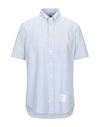 Thom Browne Shirts In Sky Blue