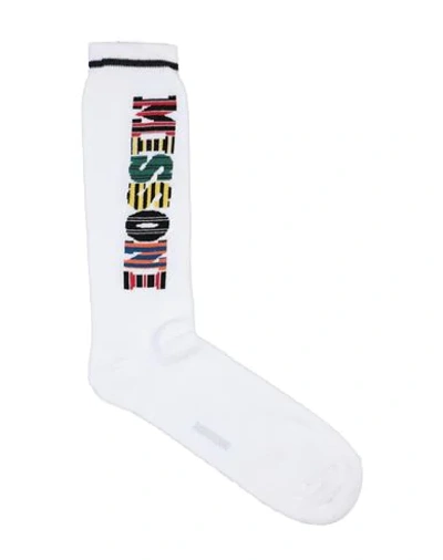 Missoni Short Socks In White