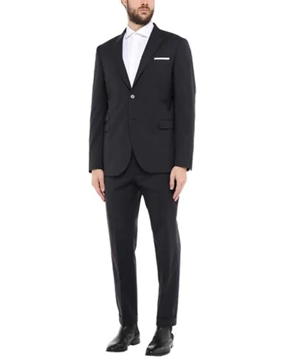 Neil Barrett Suits In Dark Blue