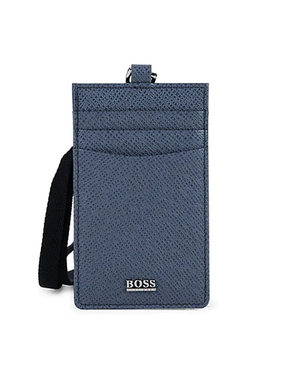 Hugo Boss Signature Leather Id Holder