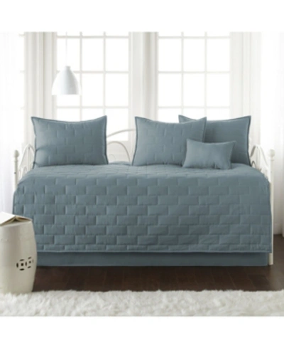 Southshore Fine Linens The Brickyard Collection 6 Piece Twin Day Bed Cover Set Bedding In Teal