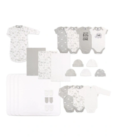 The Peanutshell Baby Unisex Essentials Gift Set 23-piece In Grey