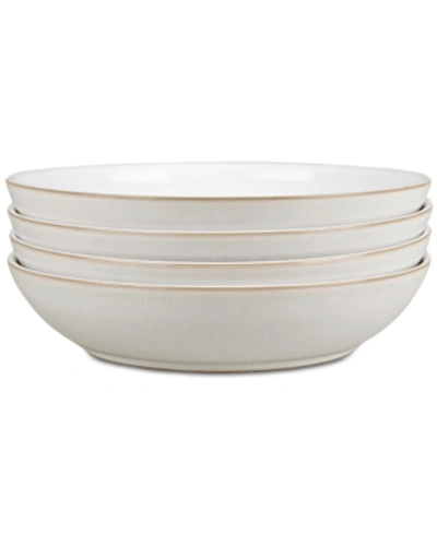 Denby Natural Canvas Set Of 4 Pasta Bowls