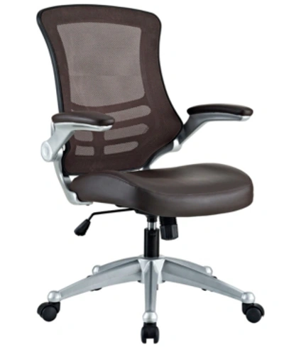 Modway Attainment Office Chair In Brown