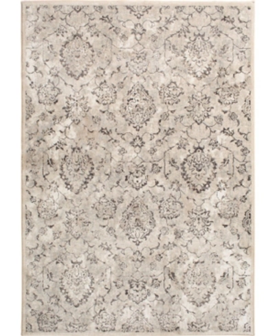 Portland Textiles Alexia Tago Silver 7'10" X 9'10" Area Rug